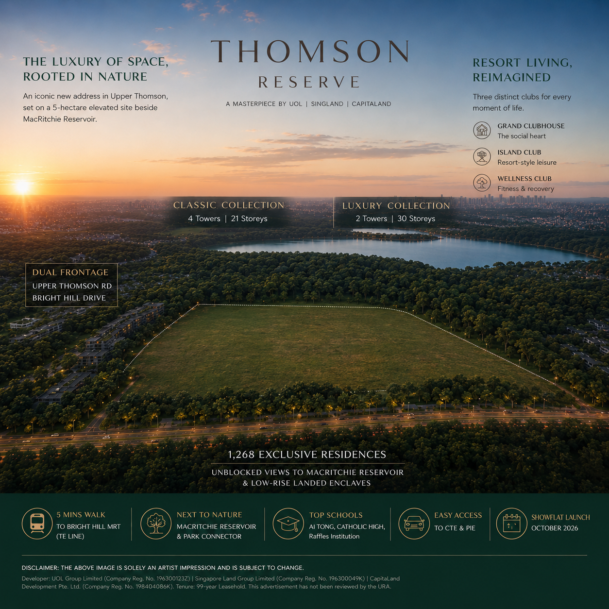 Thomson Reserve site plan aerial view